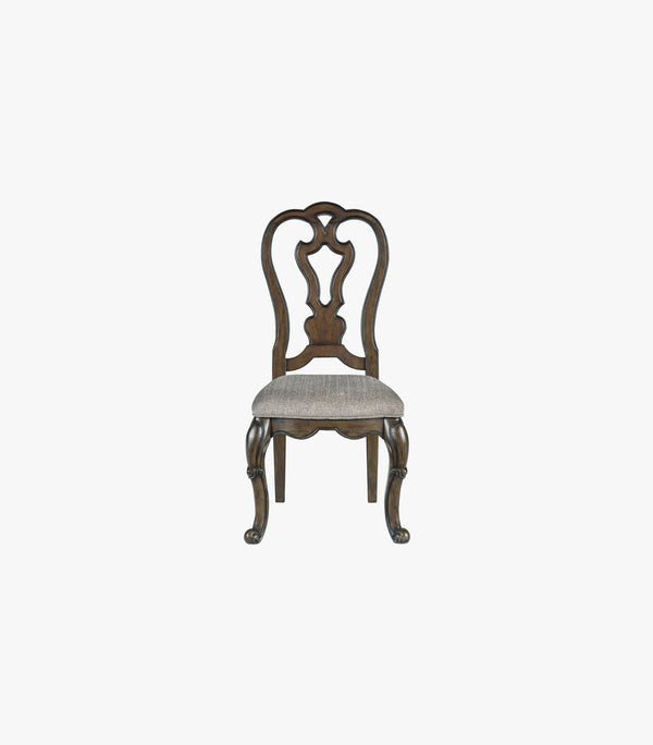 Silla sin brazos maylee de madera color café