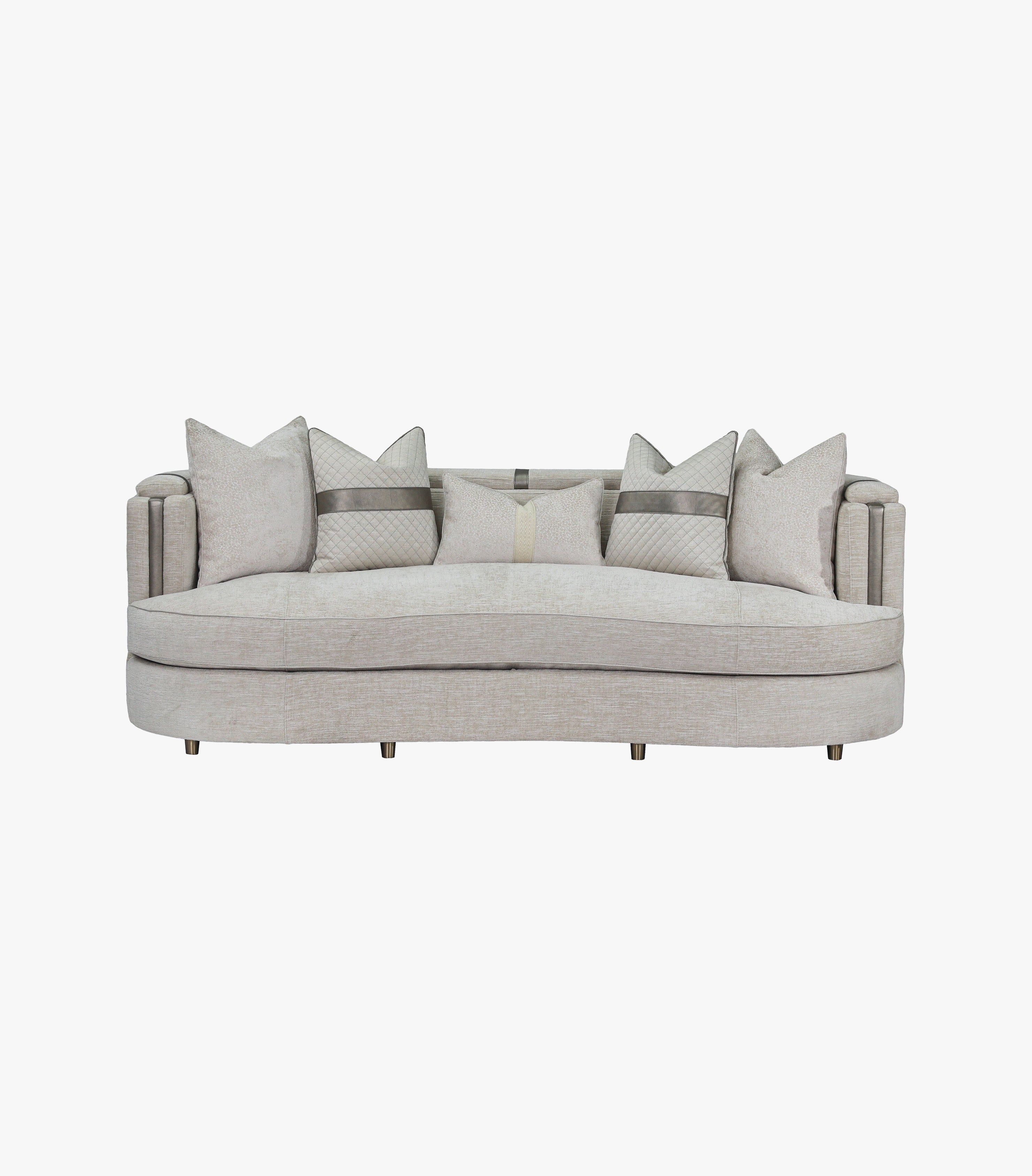 Sofá Martina de tela color gris – R. Torres Muebles