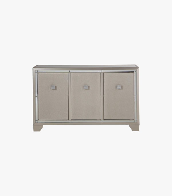 Comoda Kerings de metal color beige