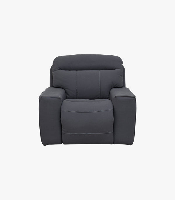 Sillón Eléctrico Lois de tela color gris con elevación