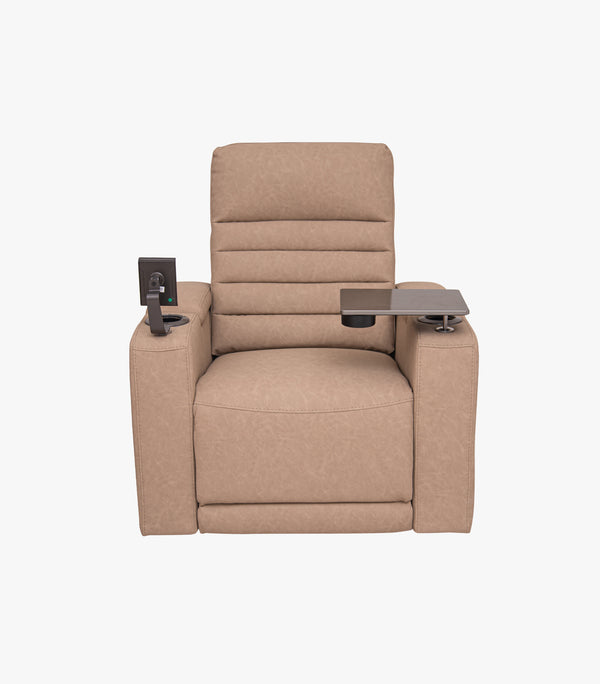 Sillón Reclinable Eléctrico Raylan de Tela color beige