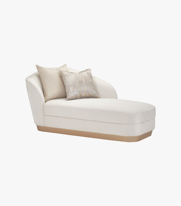 Sillón Larachelle de tela color beige