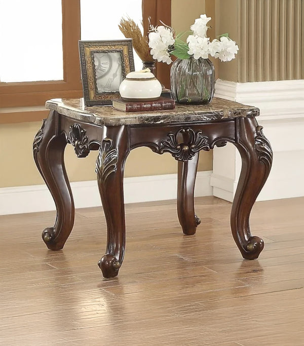 Mesa Lateral Devayne cubierta de marmol