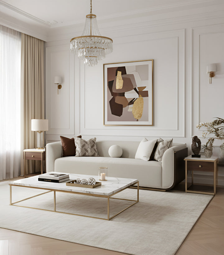 Sofá West Kensington de tela color gris – R. Torres Muebles