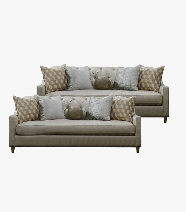 Sala Diamante de Tela color gris