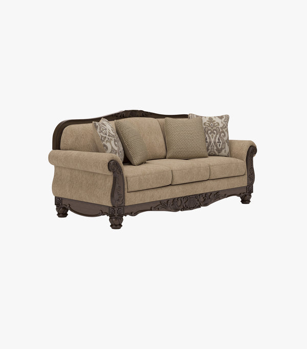 Sofá Stanmore de tela color café - Marca Ashley